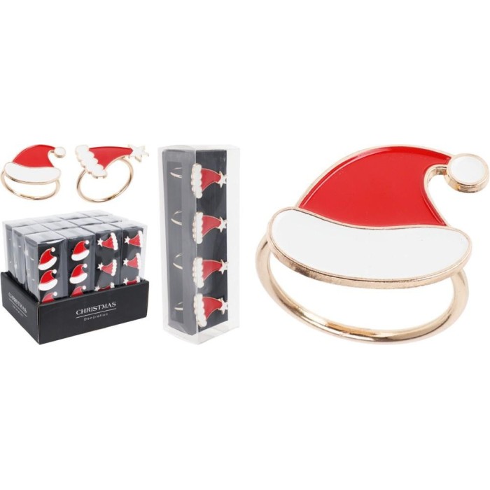 4 PTOVAGLIOLI NATALE 5X4CM 2A